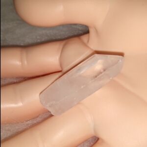 Natural Stone Clear Quartz Wand Spiritual Ritual Witchy Wiccan Pagan Gift